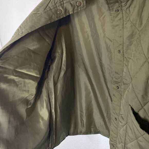 NWT- Social Standard by Sanctuary- quilted twill jacket – army green size- XXL - Picture 9 of 10